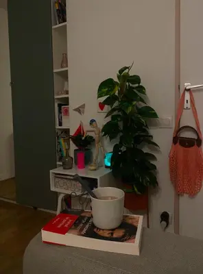 Plan de l'établissement Studio neuf cozy avec balcon, 11e arr Voltaire, proche Bastille