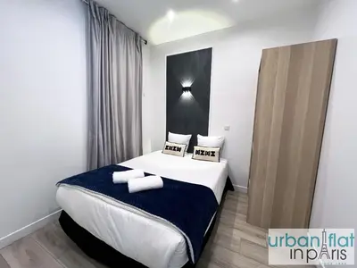 Un ou plusieurs lits dans un hébergement de l'établissement Urban Flat 24 - Charming Home in Paris