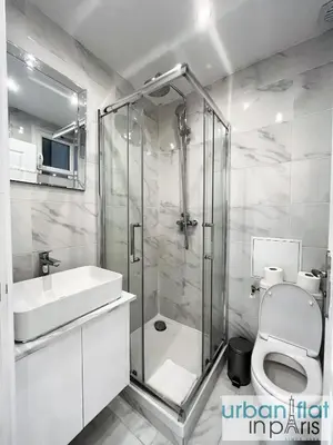 Salle de bains dans l'établissement Urban Flat 24 - Charming Home in Paris