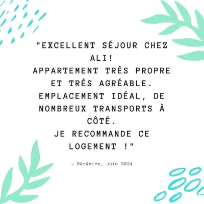 Plan de l'établissement Stylish apartment in Paris