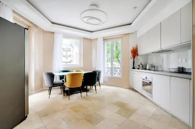 Cuisine ou kitchenette dans l'établissement Vivez au coeur du centre de Paris! Métro à 1min - Proche Republique
