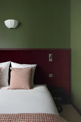 Un ou plusieurs lits dans un hébergement de l'établissement Sublime appartement luxe Paris Haut-Marais AC