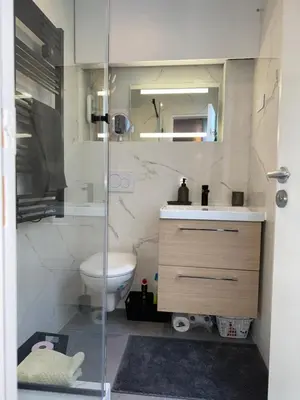 Salle de bains dans l'établissement APPARTEMENT*GARE DE L'EST-PARIS 10