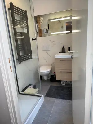 Salle de bains dans l'établissement APPARTEMENT*GARE DE L'EST-PARIS 10