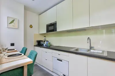 Cuisine ou kitchenette dans l'établissement Sublime studio avec patio - Montorgueil