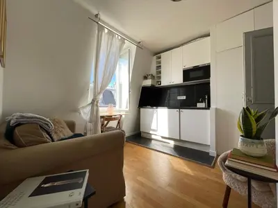 Cuisine ou kitchenette dans l'établissement Bosquet - Rue Cler