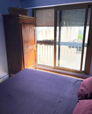 Un ou plusieurs lits dans un hébergement de l'établissement Chambre d'hôtes au calme