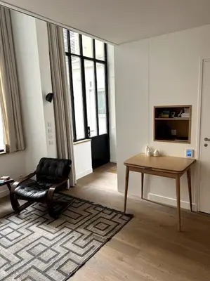 Coin salon dans l'établissement Elegant loft-duplex pour 2/3 personnes