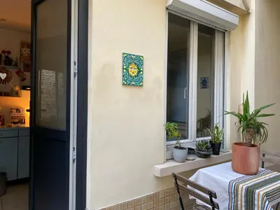 Plan de l'établissement Charmant studio avec extérieur Paris 13