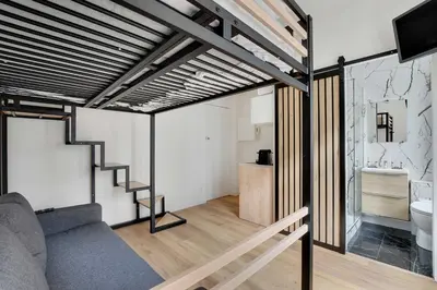 Plan de l'établissement Cozy studio - 2P - Grenelle-Eiffel Tower