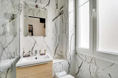 Salle de bains dans l'établissement Cozy studio - 2P - Grenelle-Eiffel Tower