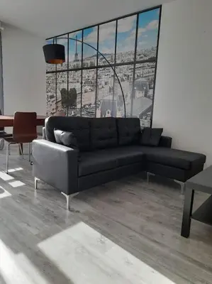 Coin salon dans l'établissement Sublime appartement au coeur de la Défense
