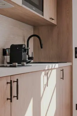 Cuisine ou kitchenette dans l'établissement Charming and intimate apartment - 2BR-3P - Louvre