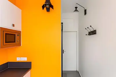 Cuisine ou kitchenette dans l'établissement Casa Naranja