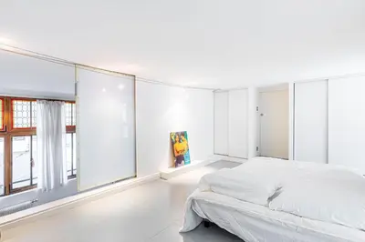 Un ou plusieurs lits dans un hébergement de l'établissement GuestReady - Beau séjour au centre de Paris