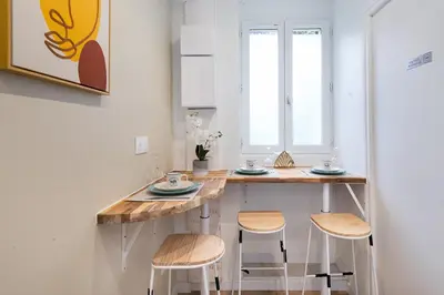 Plan de l'établissement Appartement 2 pièces Boulogne Roland Garros