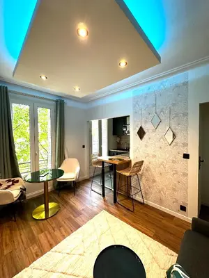 Coin salon dans l'établissement Le petit Cocon Parisien
