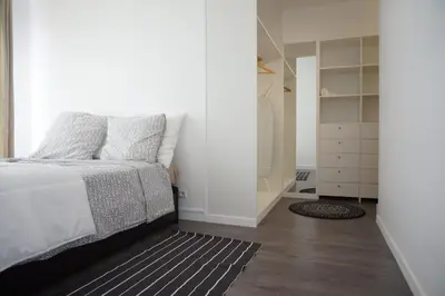 Coin salon dans l'établissement Montparnasse 1BDR