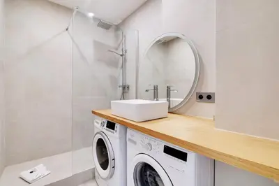 Salle de bains dans l'établissement Beautiful apartment L016