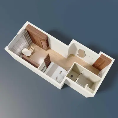 Plan de l'établissement Magnificent Studio with A-C - 2P - Champs-Élysées
