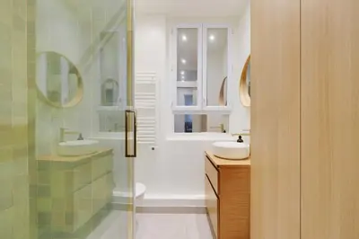 Salle de bains dans l'établissement Peaceful Chic Studio - 2P - Parc Monceau
