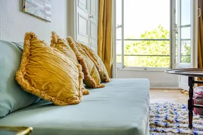 Coin salon dans l'établissement AV Experiences - Appartement Saint Louis Luxury