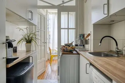 Cuisine ou kitchenette dans l'établissement AV Experiences - Appartement Saint Louis Luxury