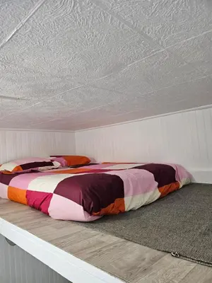 Un ou plusieurs lits dans un hébergement de l'établissement appartement calme à 10mn à pied de la villette