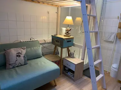 Coin salon dans l'établissement Paris Studio Rose & Stouring