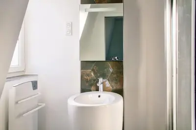Salle de bains dans l'établissement Super logement cosy avec vue sur Tour Eiffel