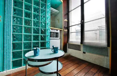 Cuisine ou kitchenette dans l'établissement Paris Marais Tiny Boat MERRIB