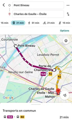 Plan de l'établissement Le Soleil de La Défense ! Bail mobilité, un mois minimum