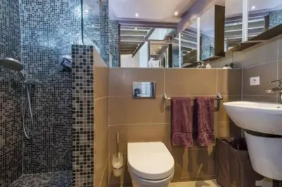 Salle de bains dans l'établissement Splendid atypical loft st germain