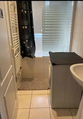 Salle de bains dans l'établissement Agréable Appartementbuttes-Chaumont