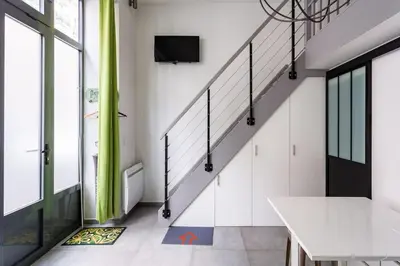Télévision ou salle de divertissement dans l'établissement Casa Blanca