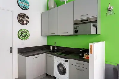 Cuisine ou kitchenette dans l'établissement Casa Blanca
