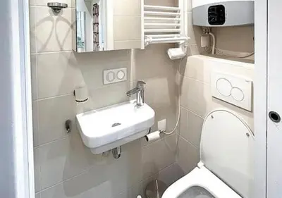 Salle de bains dans l'établissement Studio Exceptionnel au Marais