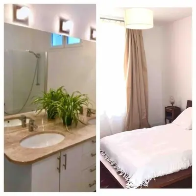 Salle de bains dans l'établissement Charmant Appt 2/4 pers Quartier Père Lachaise