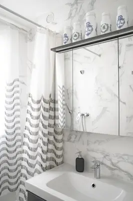 Salle de bains dans l'établissement Chaleureux appartement parisien