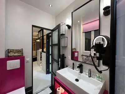 Salle de bains dans l'établissement Appartement design Paris 13eme