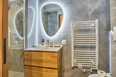 Salle de bains dans l'établissement Résidence Centre de Paris by Studioprestige