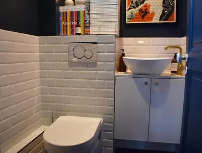 Salle de bains dans l'établissement Le Parc Monceau