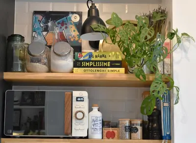 Cuisine ou kitchenette dans l'établissement Le Parc Monceau