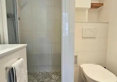 Salle de bains dans l'établissement Chez Maëlle - Tour Eiffel Cosy Flat