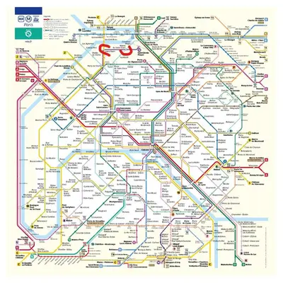 Plan de l'établissement Bel appartement à 5 mn de Paris très proche Métro 13 et 14