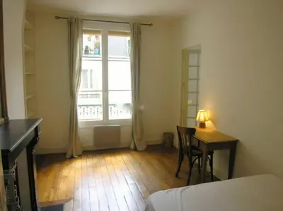 Un ou plusieurs lits dans un hébergement de l'établissement 1 bedroom flat, Haut Marais, 3ème
