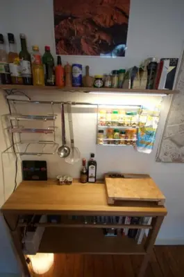 Cuisine ou kitchenette dans l'établissement 1 bedroom flat, Haut Marais, 3ème