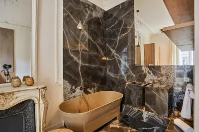 Salle de bains dans l'établissement Apartment Opera Vendome by Studio Prestige