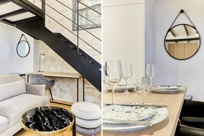 Coin salon dans l'établissement Duplex Center of Paris by Studioprestige