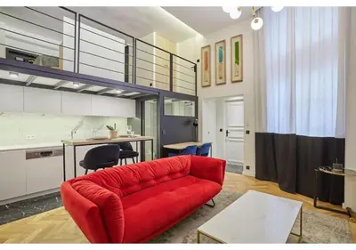 Cuisine ou kitchenette dans l'établissement Duplex Center of Paris by Studioprestige